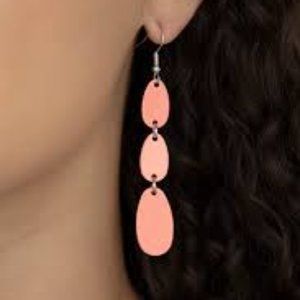 Paparazzi ♥ Rainbow Drops - Orange ♥ Earrings
